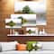Designart - Pine Tree with Reflection - Landscape Photography Canvas Print